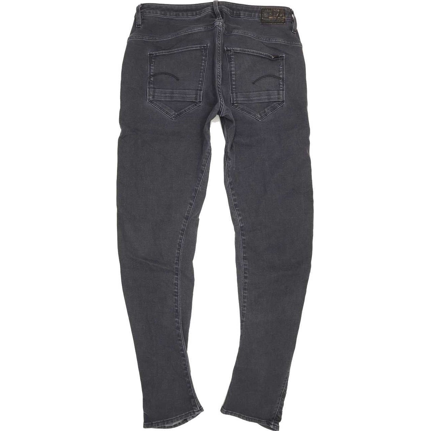 G-Star Arc 3D Btn Women Grey Tapered Slim Boyfriend Stretch Jeans W27 L32