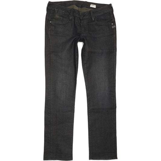 G-Star Elect Women Navy Straight Slim Stretch Jeans W32 L31