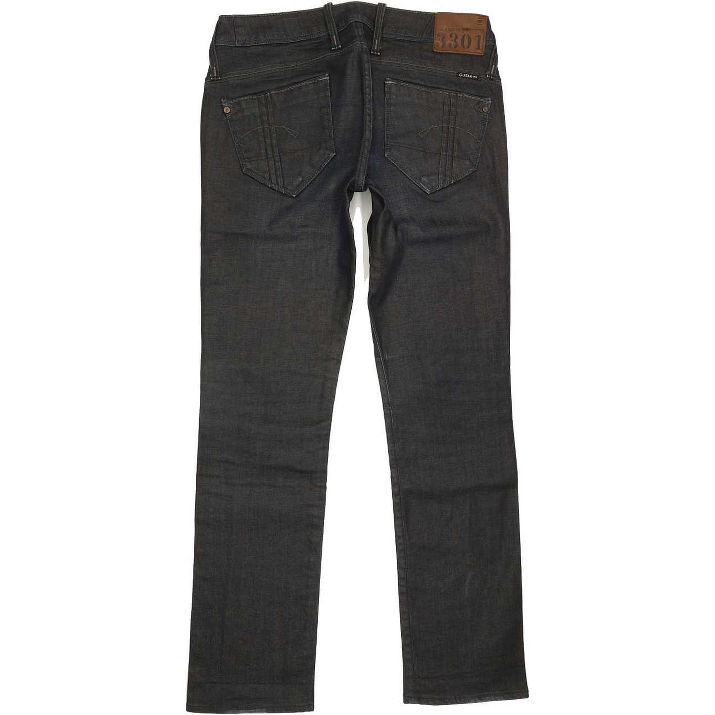 G-Star Elect Women Navy Straight Slim Stretch Jeans W32 L31