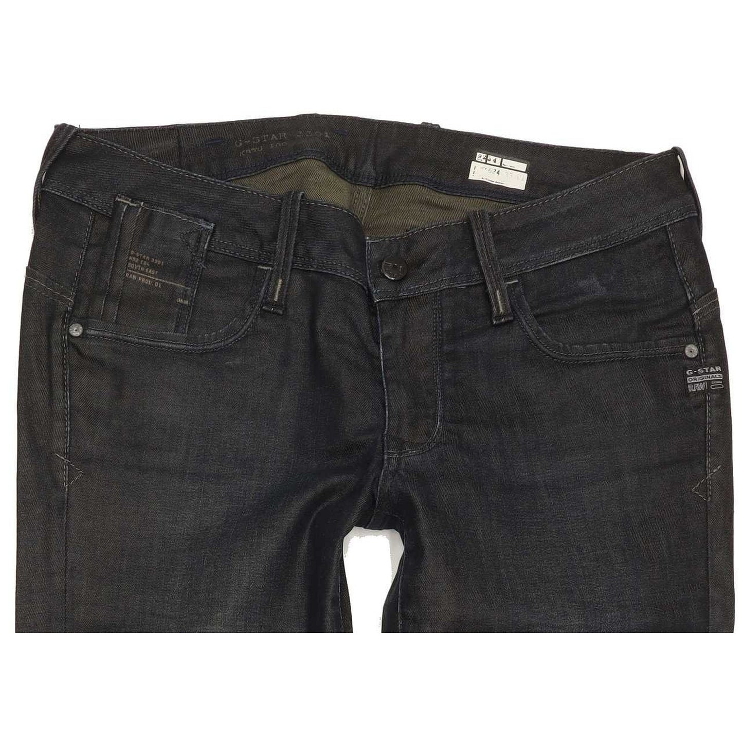 G-Star Elect Women Navy Straight Slim Stretch Jeans W32 L31
