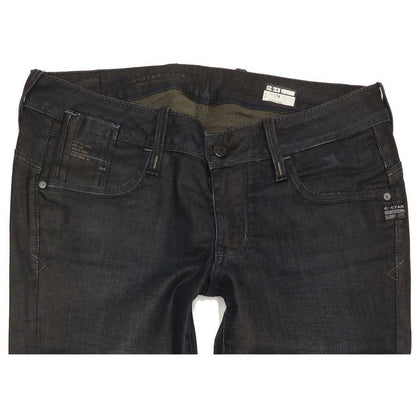 G-Star Elect Women Navy Straight Slim Stretch Jeans W32 L31
