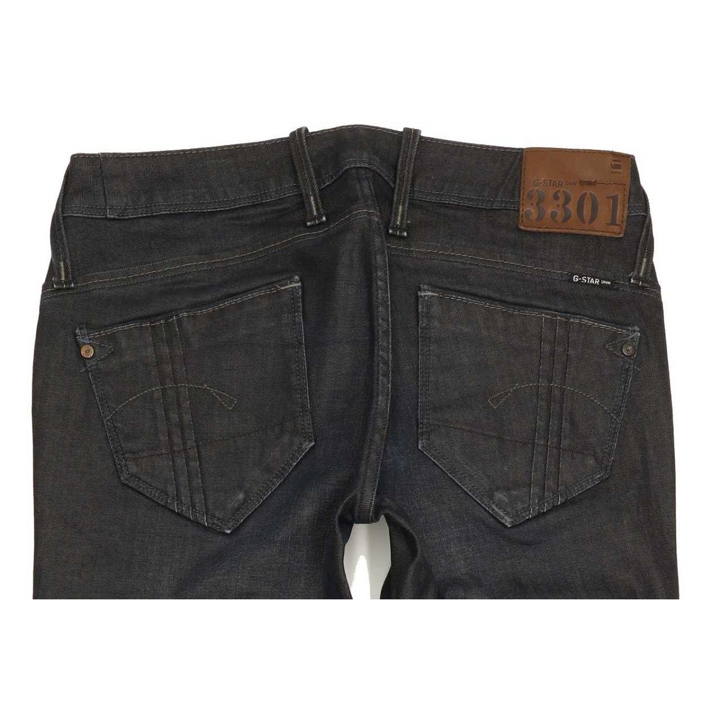G-Star Elect Women Navy Straight Slim Stretch Jeans W32 L31