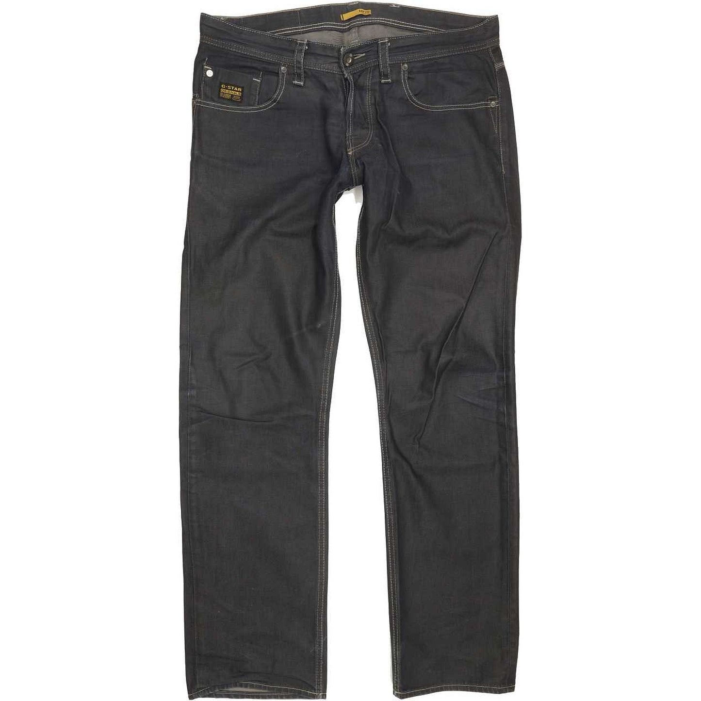 G-Star Porter Men Navy Straight Slim Jeans W33 L31