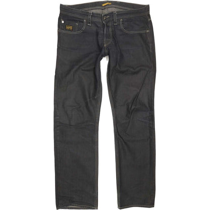 G-Star Porter Men Navy Straight Slim Jeans W33 L31