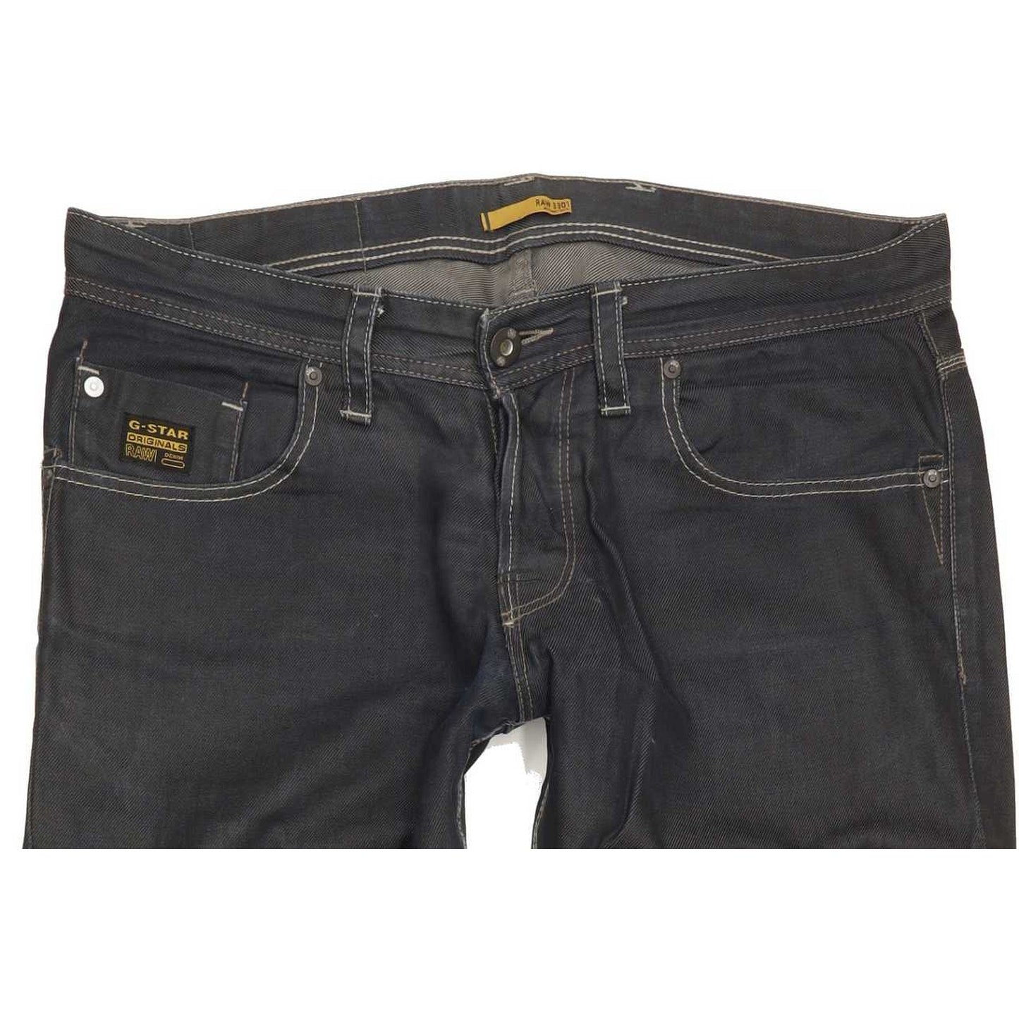 G-Star Porter Men Navy Straight Slim Jeans W33 L31