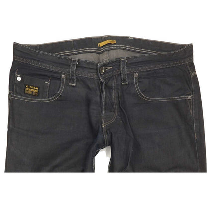 G-Star Porter Men Navy Straight Slim Jeans W33 L31