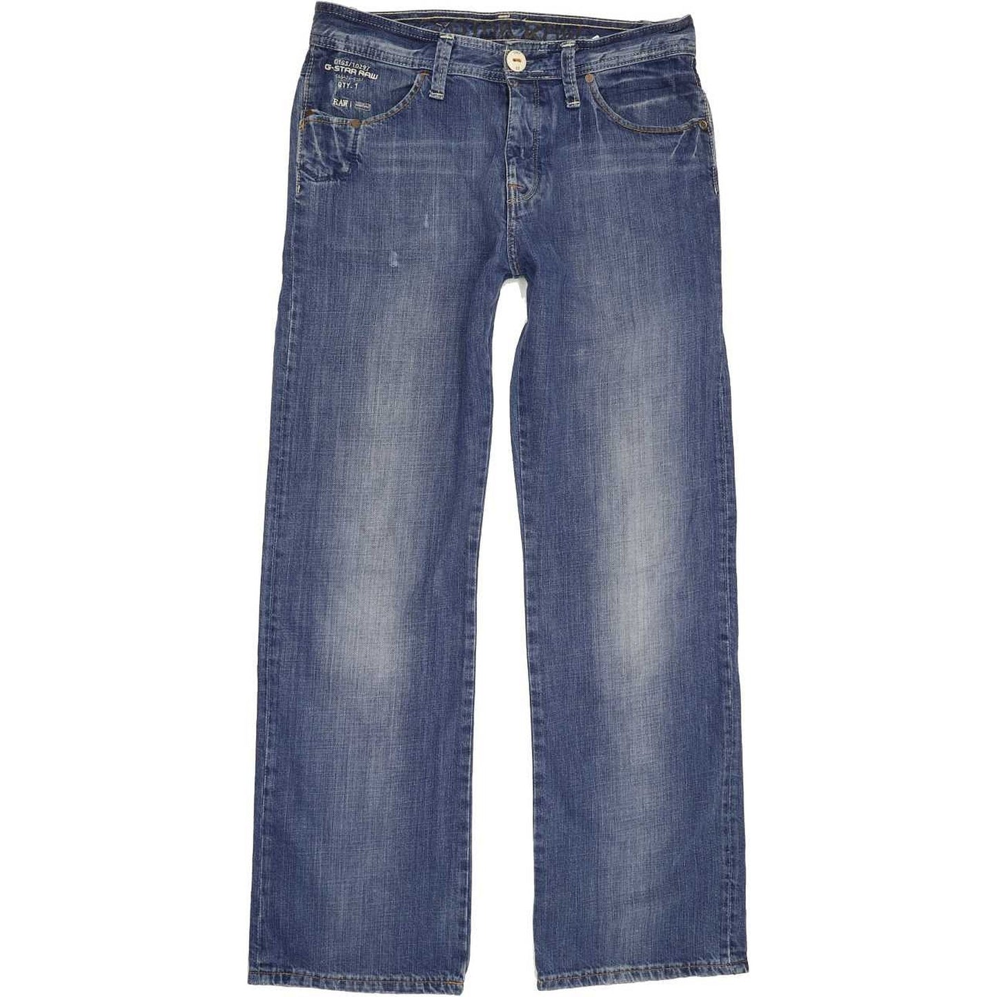 G-Star Locker Men Blue Straight Regular Jeans W31 L32