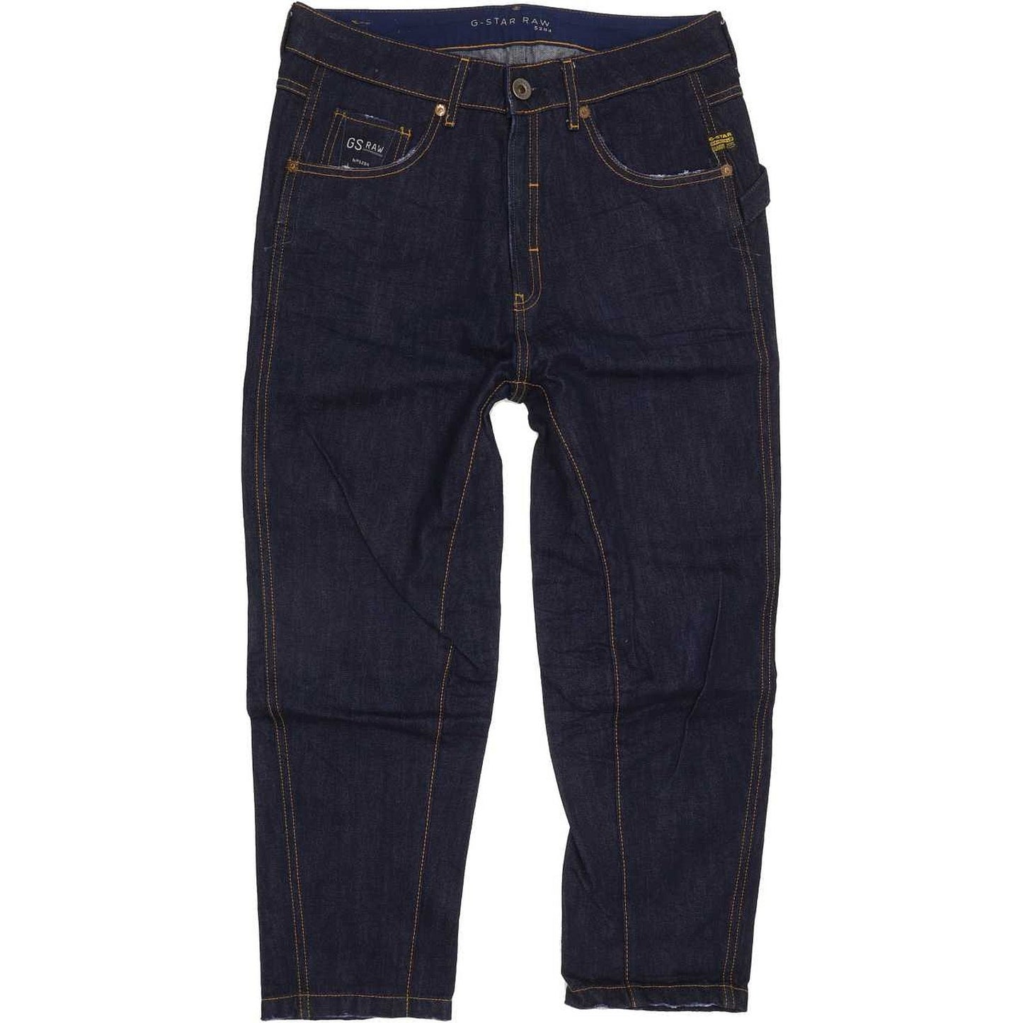 G-Star Sen Blue Straight Loose Cropped Jeans High Waisted W26 L32