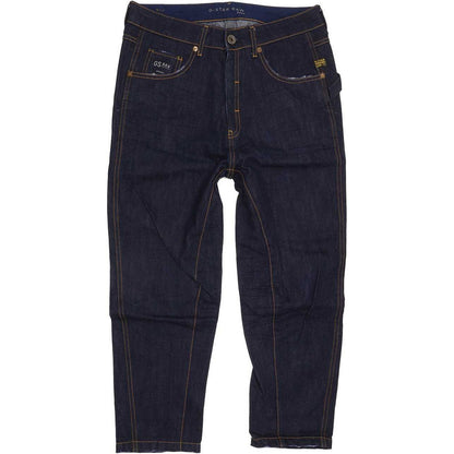 G-Star Sen Blue Straight Loose Cropped Jeans High Waisted W26 L32