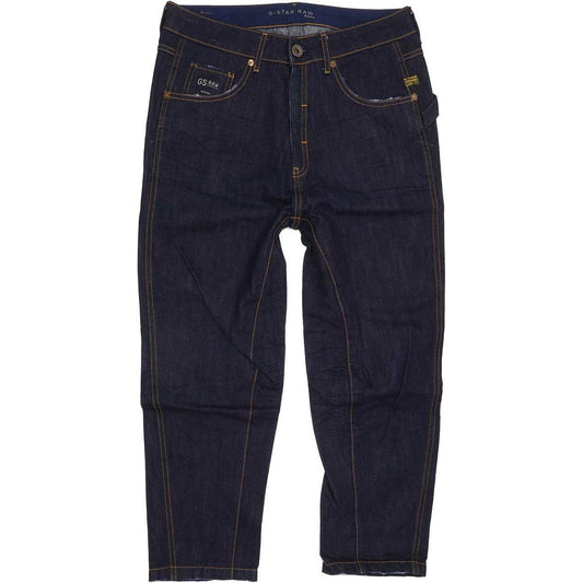 G-Star Sen Blue Straight Loose Cropped Jeans High Waisted W26 L32