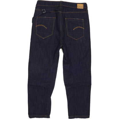 G-Star Sen Blue Straight Loose Cropped Jeans High Waisted W26 L32
