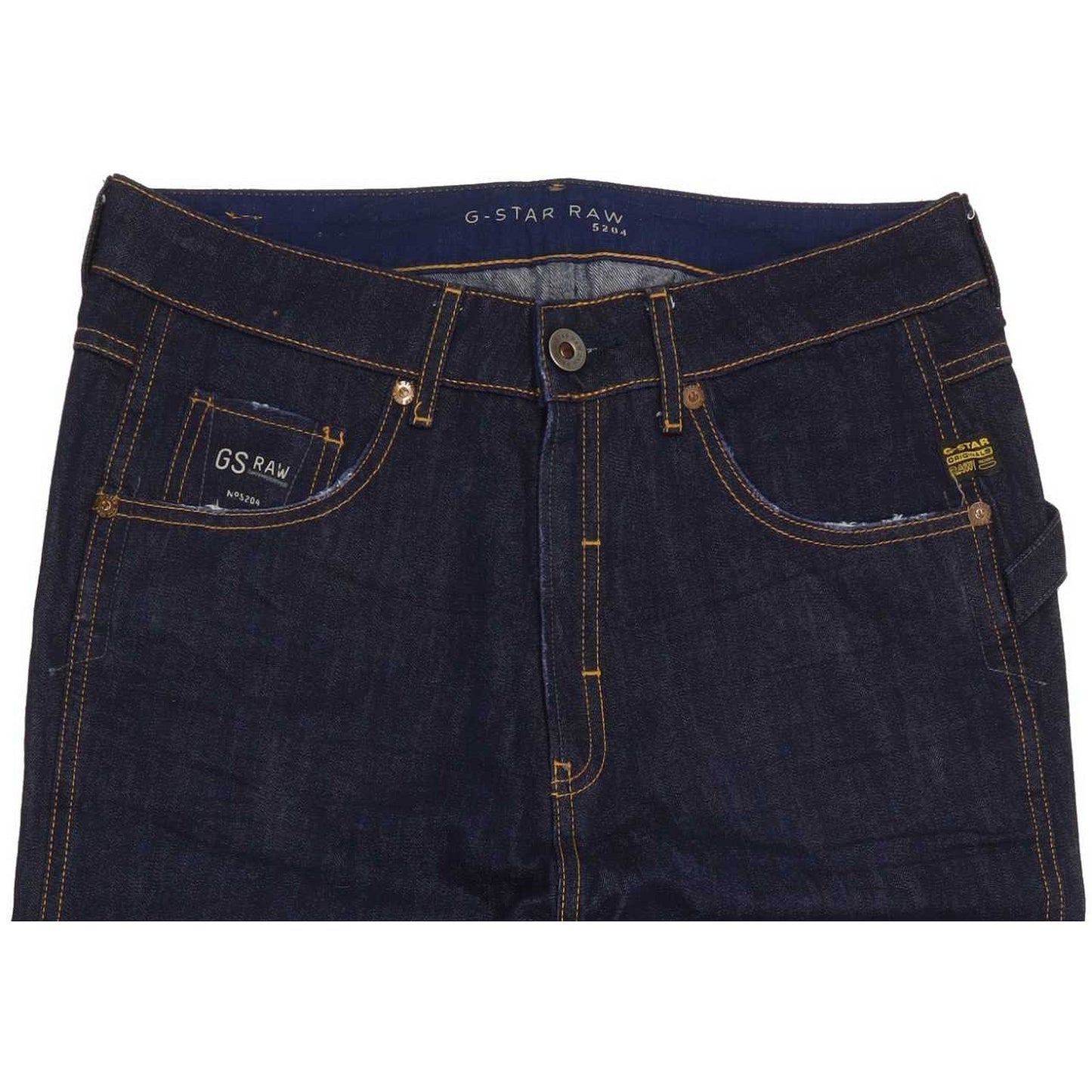 G-Star Sen Blue Straight Loose Cropped Jeans High Waisted W26 L32
