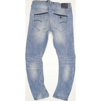 G-Star Arc Navy 3D Women Blue Tapered Loose Stretch Jeans W27 L32