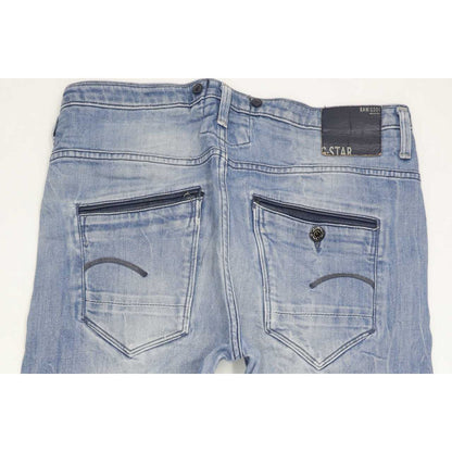 G-Star Arc Navy 3D Women Blue Tapered Loose Stretch Jeans W27 L32