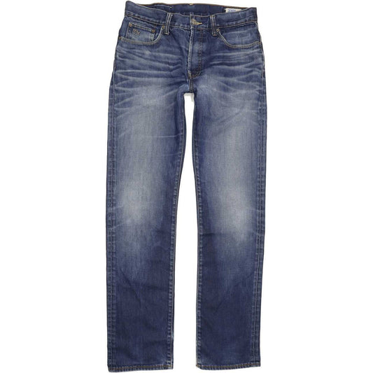 G-Star Men Blue Straight Regular Jeans W32 L34