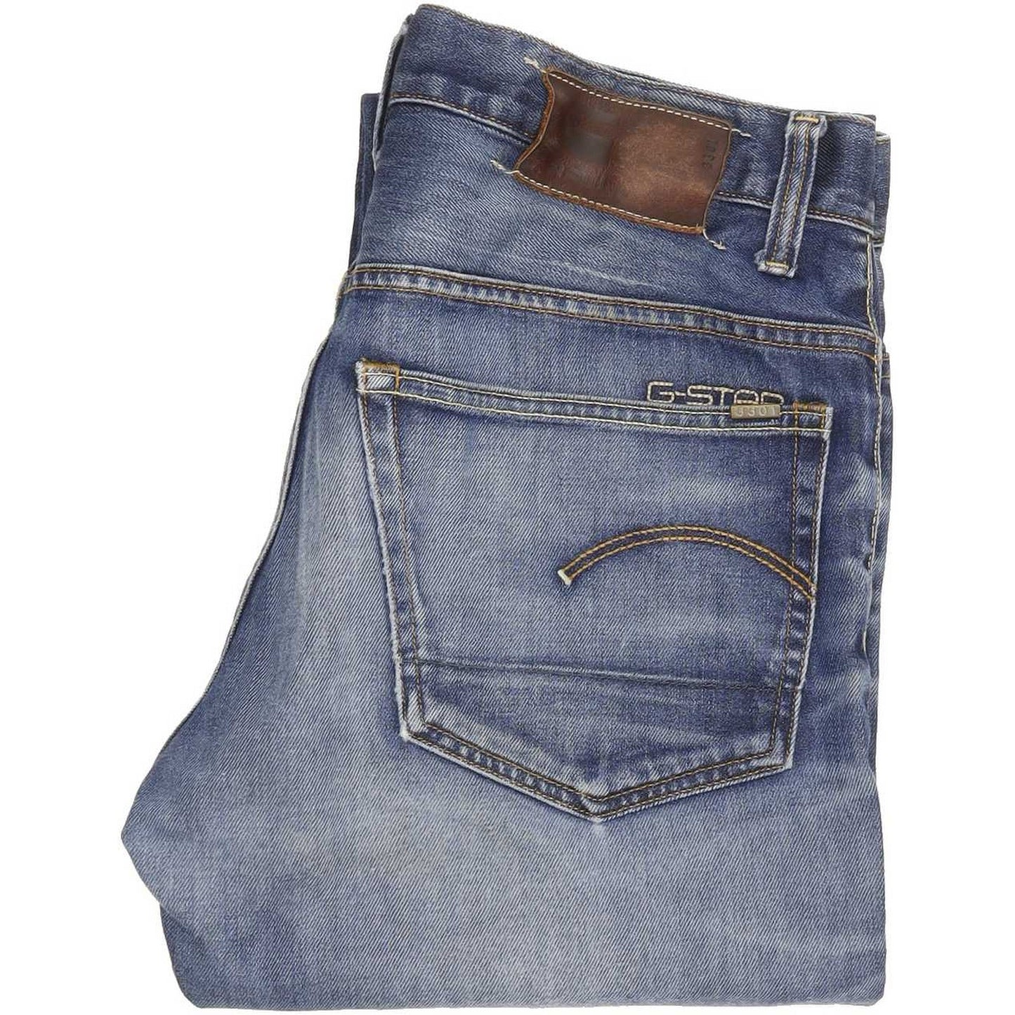 G-Star Men Blue Straight Regular Jeans W32 L34