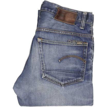 G-Star Men Blue Straight Regular Jeans W32 L34