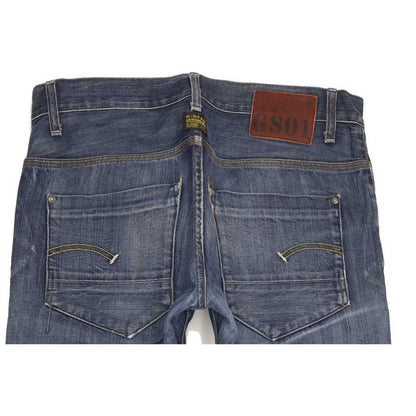 G-Star New Radar Men Blue Straight Slim Jeans W32 L32