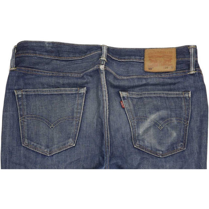 Levi's 522 Men Blue Tapered Slim Jeans W35 L31