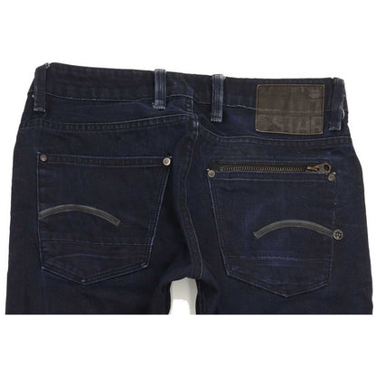 G-Star Attacc Low Men Navy Straight Slim Jeans W33 L31