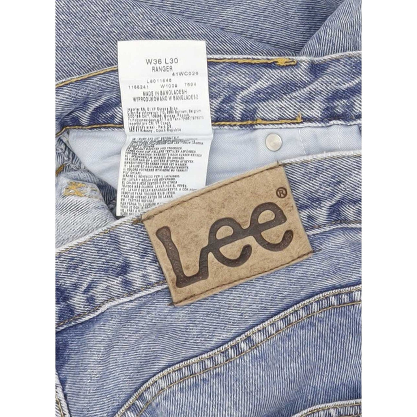 Lee Ranger Men Blue Straight Regular Jeans W36 L30
