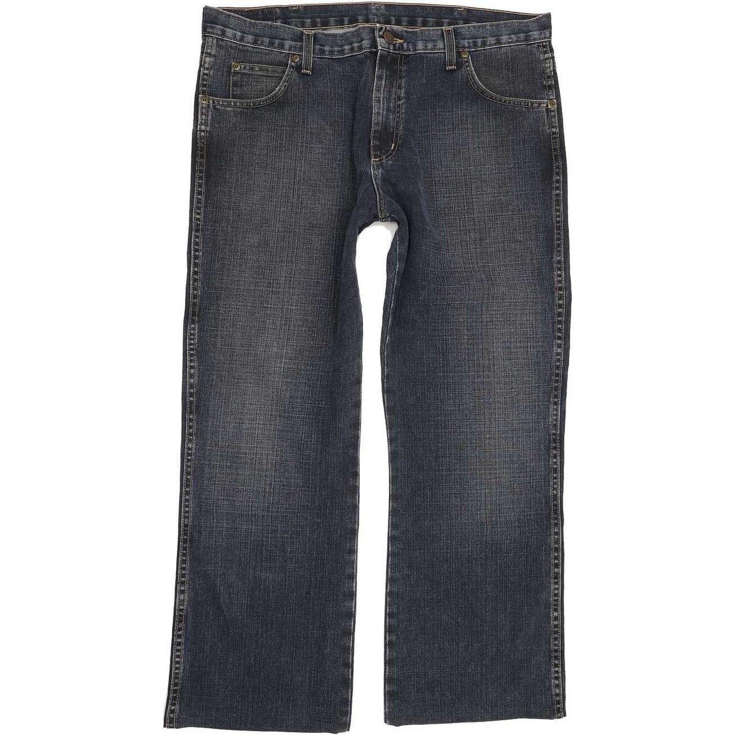 Wrangler Durable Quality Men Blue Bootcut Regular Jeans W37 L28