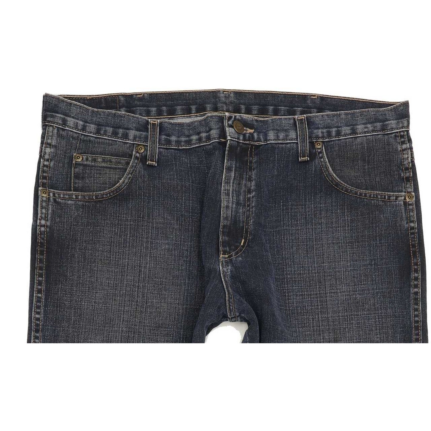 Wrangler Durable Quality Men Blue Bootcut Regular Jeans W37 L28