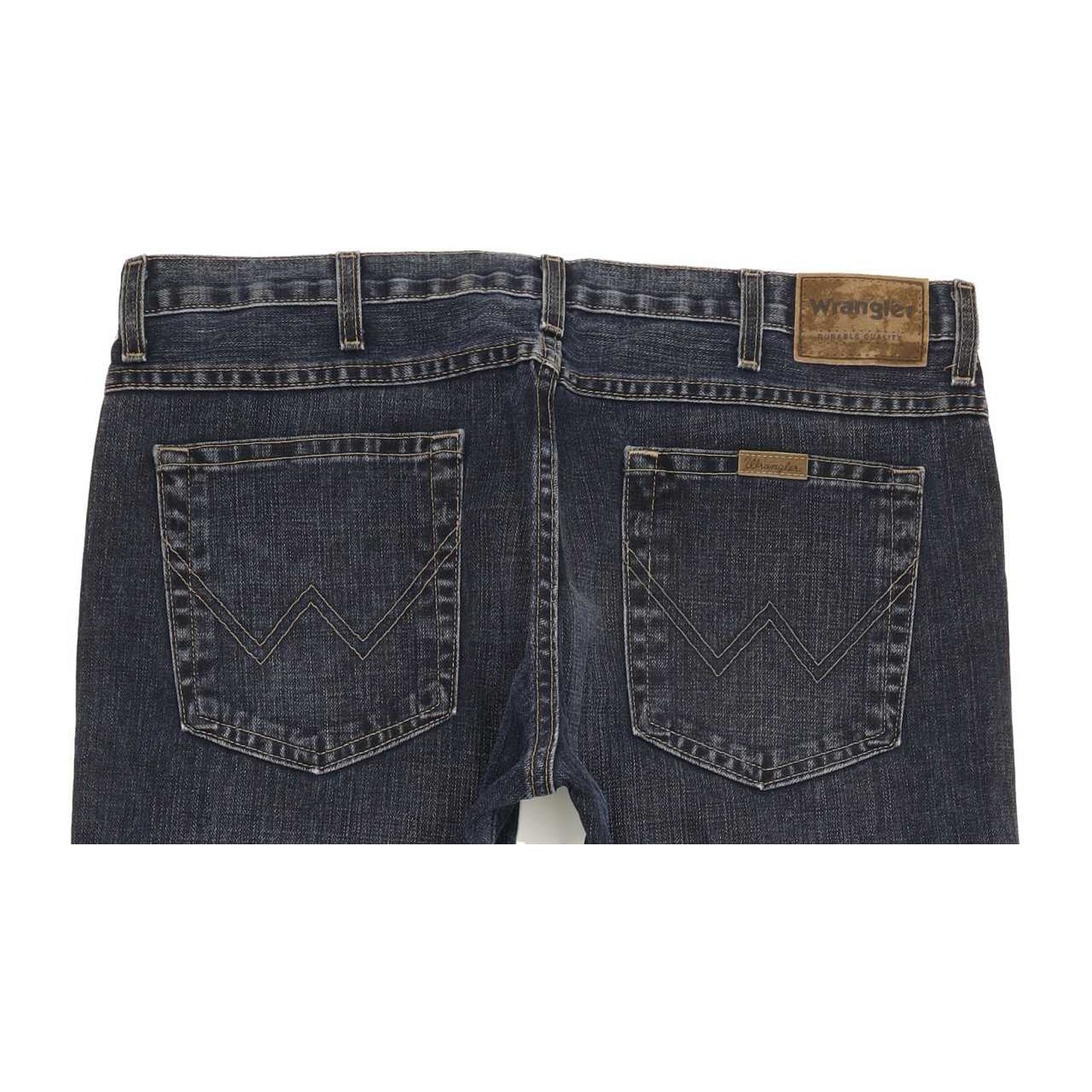 Wrangler Durable Quality Men Blue Bootcut Regular Jeans W37 L28