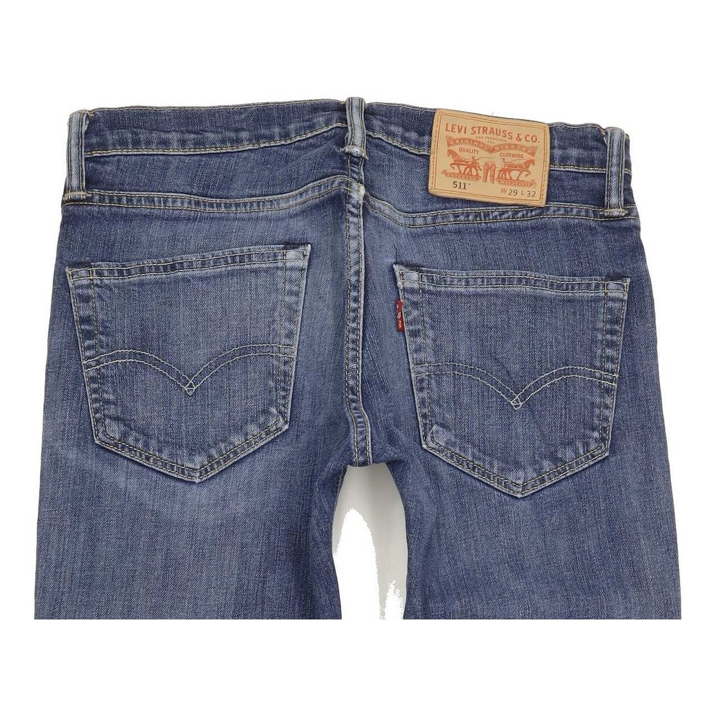 Levi's 511 Men Blue Straight Slim Stretch Jeans W29 L31