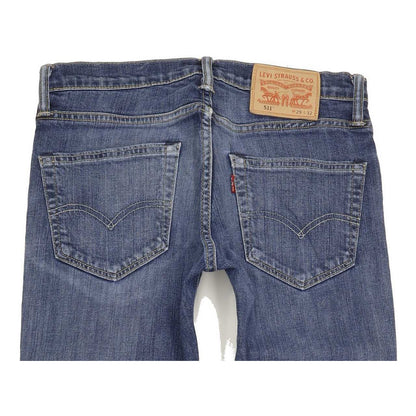 Levi's 511 Men Blue Straight Slim Stretch Jeans W29 L31