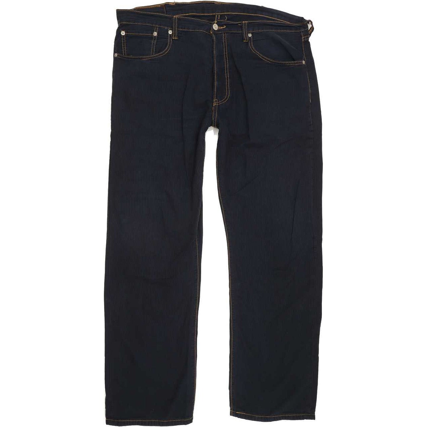 Levi's 501 Men Navy Straight Regular Trousers W38 L30