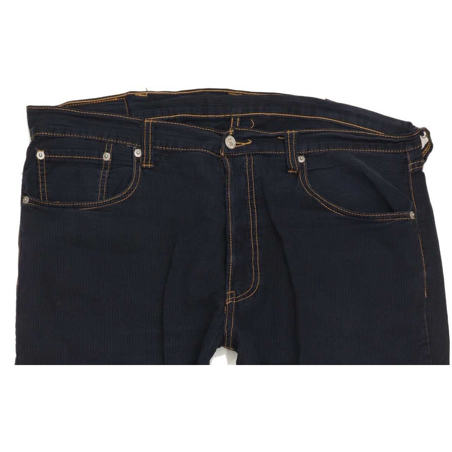 Levi's 501 Men Navy Straight Regular Trousers W38 L30
