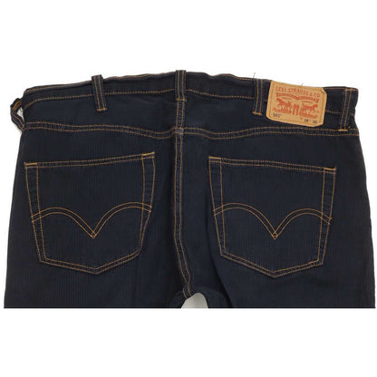 Levi's 501 Men Navy Straight Regular Trousers W38 L30