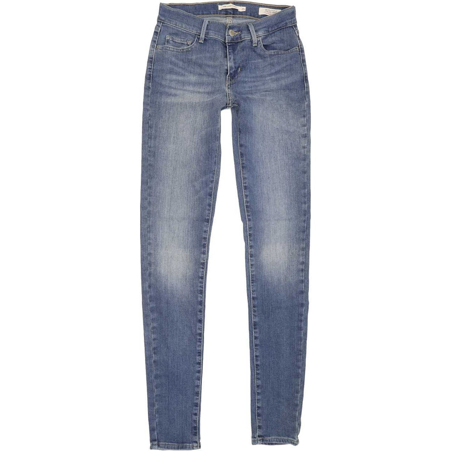 Levi's 710 Super Women Blue Skinny Slim Stretch Jeans W25 L32