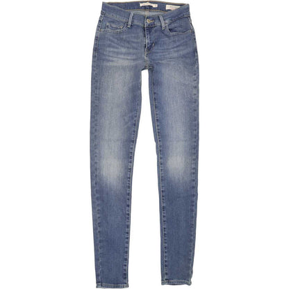 Levi's 710 Super Women Blue Skinny Slim Stretch Jeans W25 L32