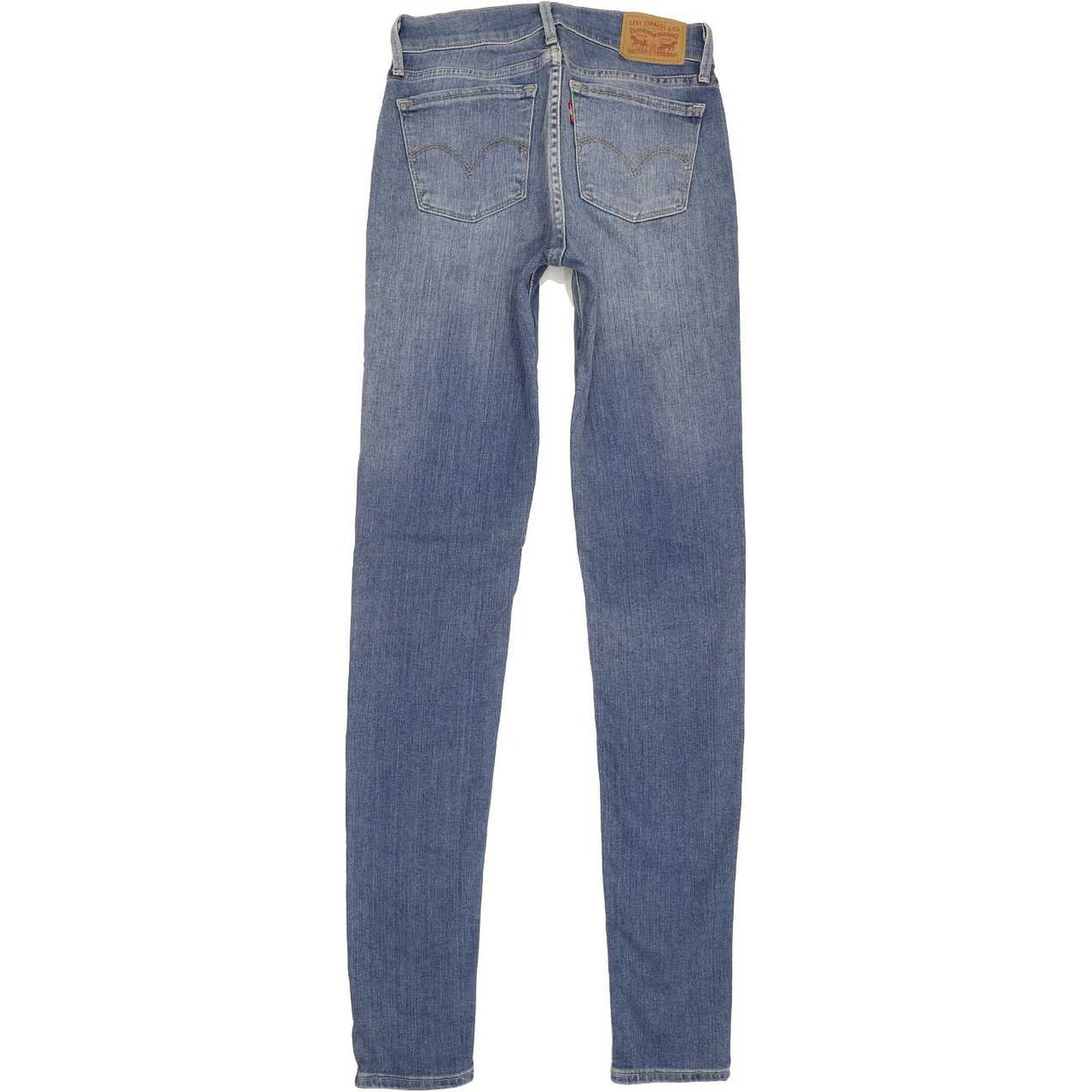 Levi's 710 Super Women Blue Skinny Slim Stretch Jeans W25 L32