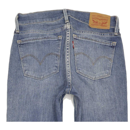 Levi's 710 Super Women Blue Skinny Slim Stretch Jeans W25 L32