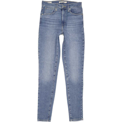 Levi's Mile High Rise Blue Skinny Stretch Jeans High Waisted W28 L30
