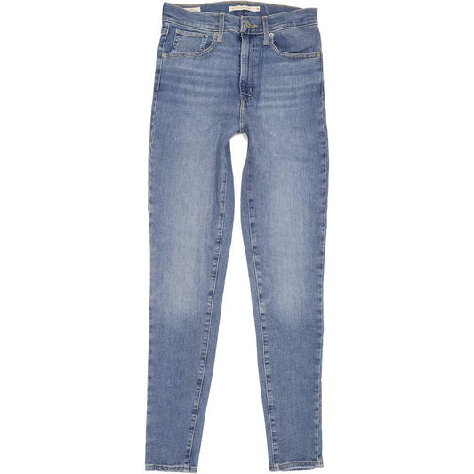 Levi's Mile High Rise Blue Skinny Stretch Jeans High Waisted W28 L30