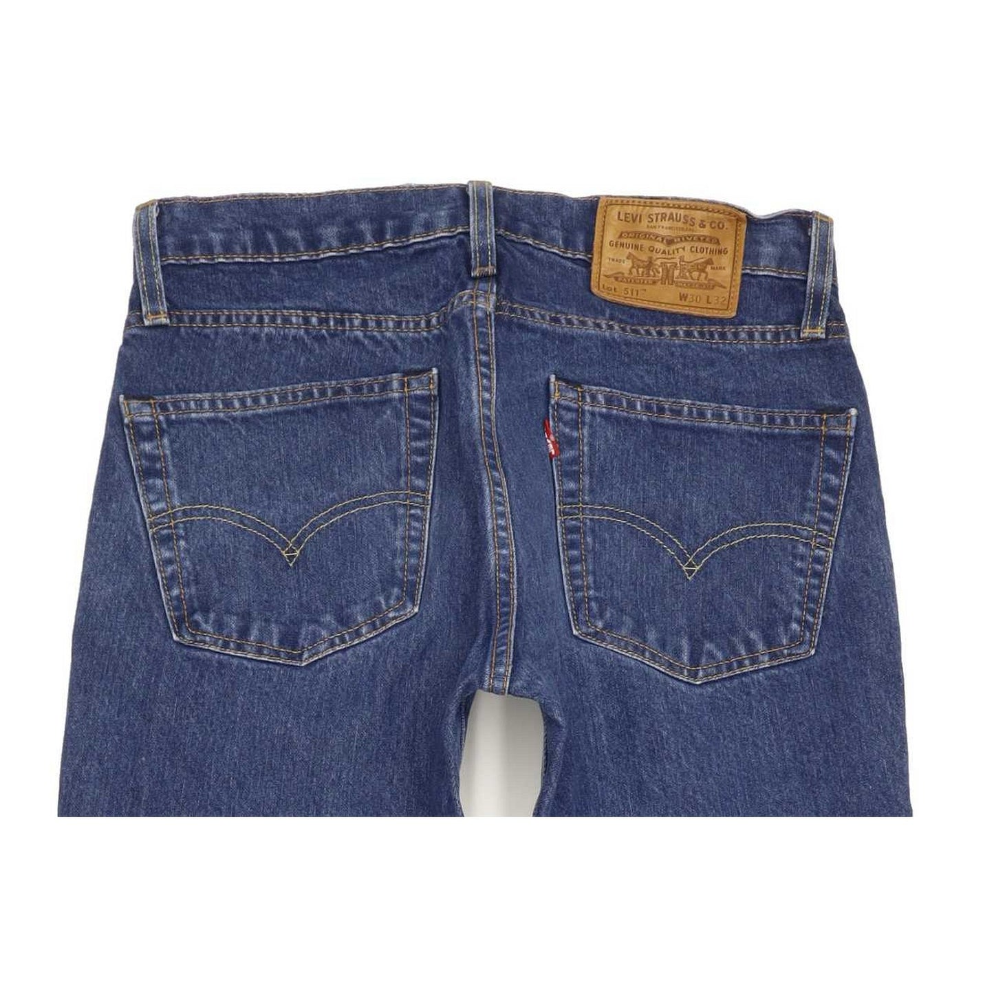 Levi's 511 Men Blue Straight Slim Jeans W30 L30