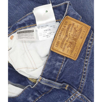 Levi's 511 Men Blue Straight Slim Jeans W30 L30