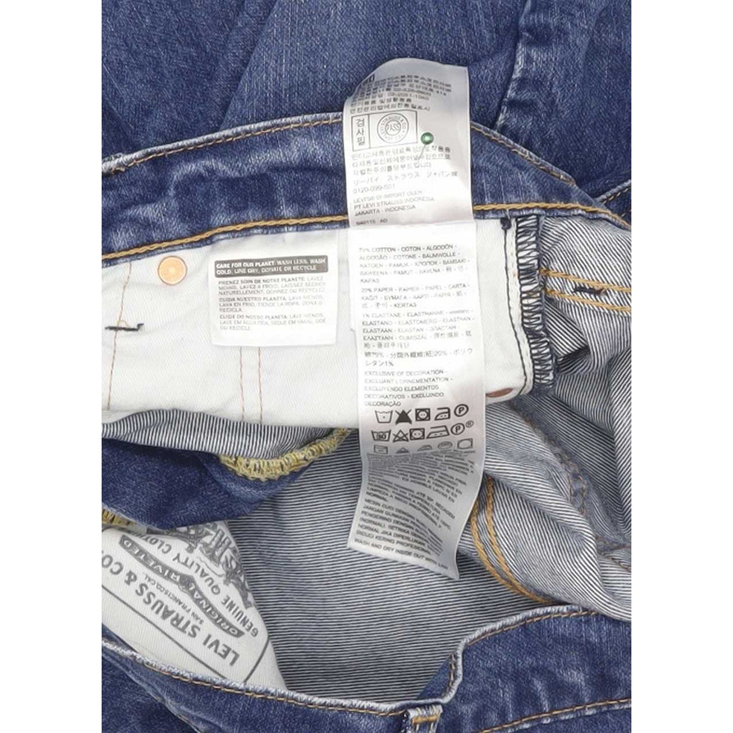 Levi's 511 Men Blue Straight Slim Jeans W30 L30