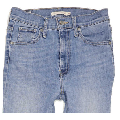 Levi's Mile High Rise Women Blue Skinny Stretch Jeans W26 L32