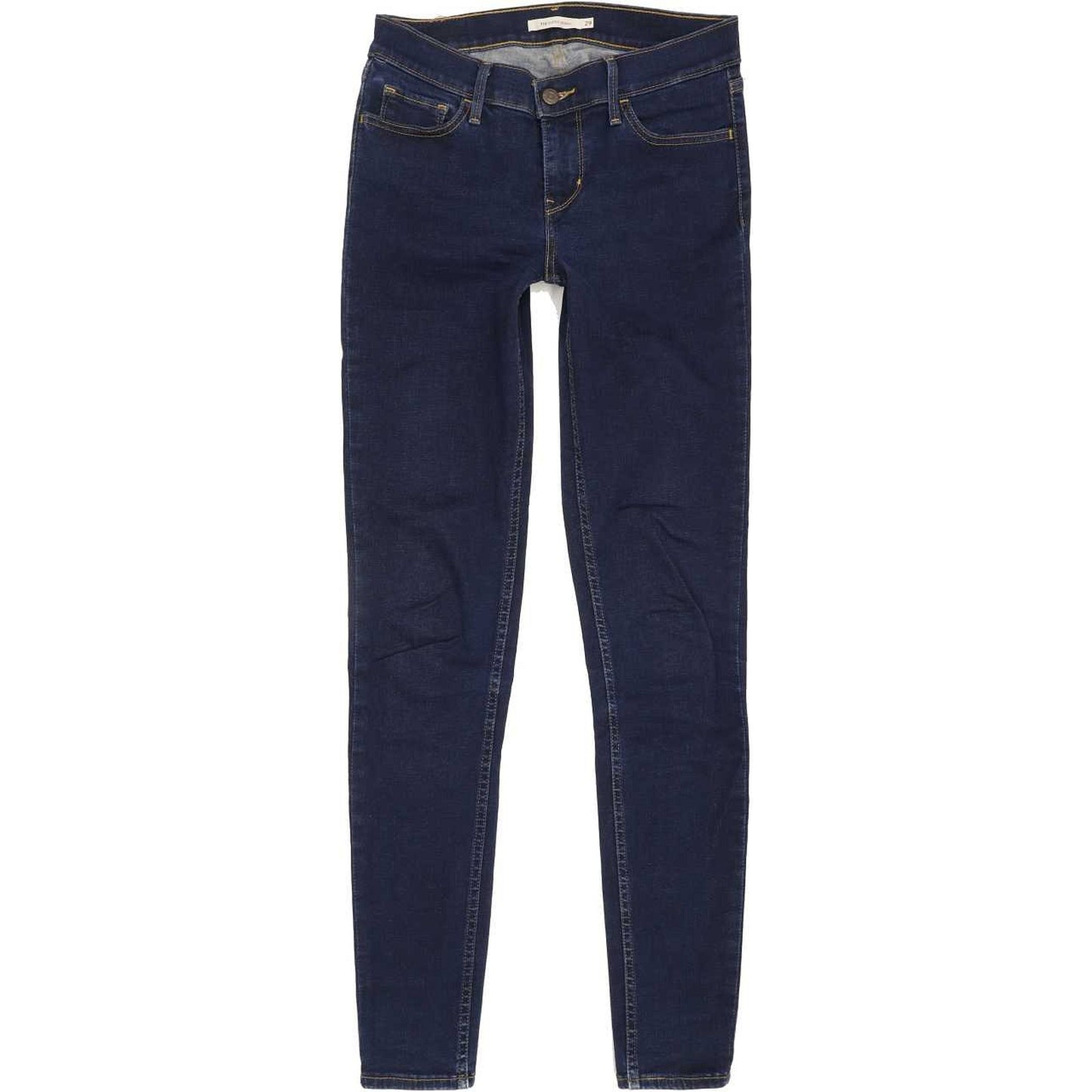 Levi's 710 Super Women Blue Skinny Slim Stretch Jeans W29 L31