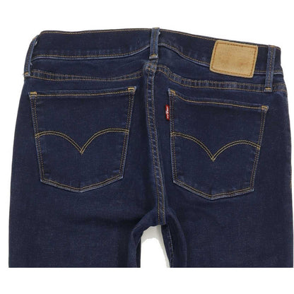 Levi's 710 Super Women Blue Skinny Slim Stretch Jeans W29 L31