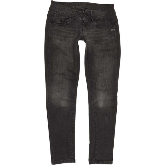G-Star Midge Cody Women Charcoal Skinny Slim Stretch Jeans W27 L30