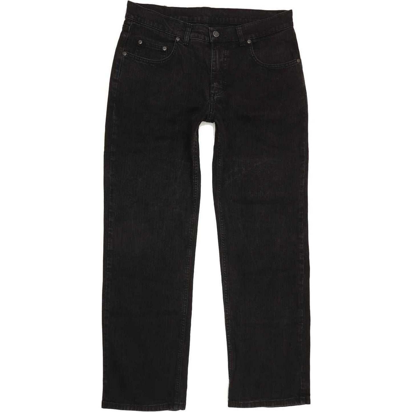 Pioneer Men Black Straight Regular Stretch Jeans W34 L29