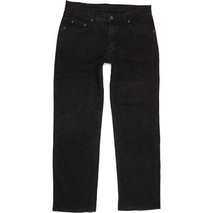 Pioneer Men Black Straight Regular Stretch Jeans W34 L29