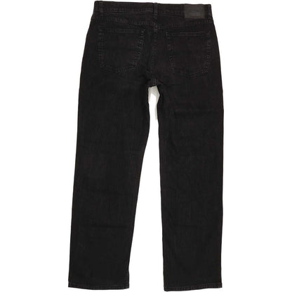 Pioneer Men Black Straight Regular Stretch Jeans W34 L29