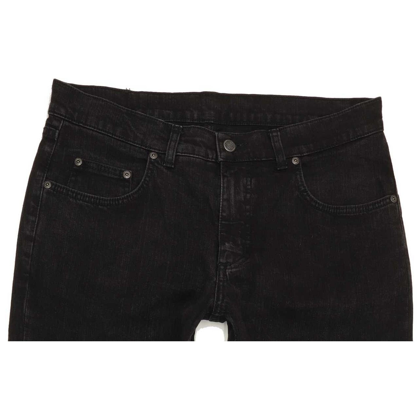 Pioneer Men Black Straight Regular Stretch Jeans W34 L29